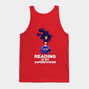 Reading is my Superpower Tank Top